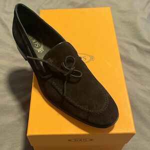 Tods Penny Loafer - Black (Moccansino Laccetto Cuoio)